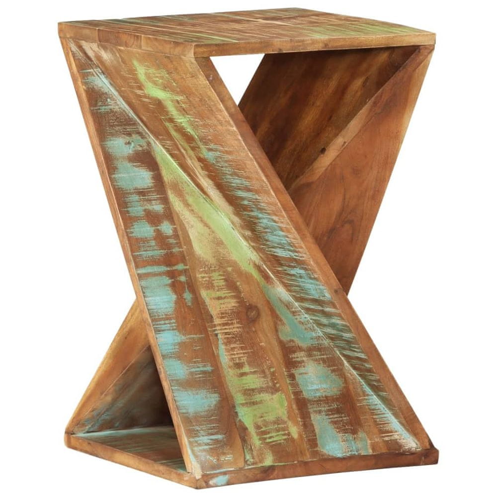 Vidaxl Druhý stôl, 35x35x55 cm, regenerované masívne drevo